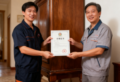 柯桥区白蚁防治所技术人员使用专业设备检测木质结构